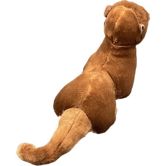 Aurora Mini Flopsie Sliddy Brown & White Otter Plush Stuffed Animal Toy 8" - Picture 4 of 6